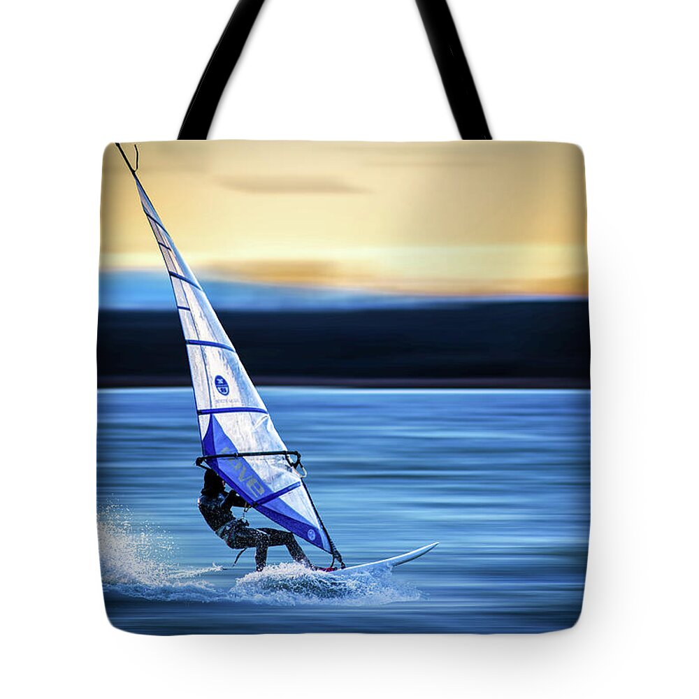 Ammersee Tote Bag featuring the photograph Looking Forward by Hannes Cmarits