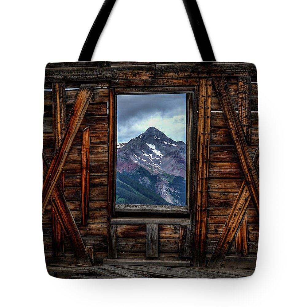 Alta Tote Bag featuring the photograph Looking Past by Ryan Smith