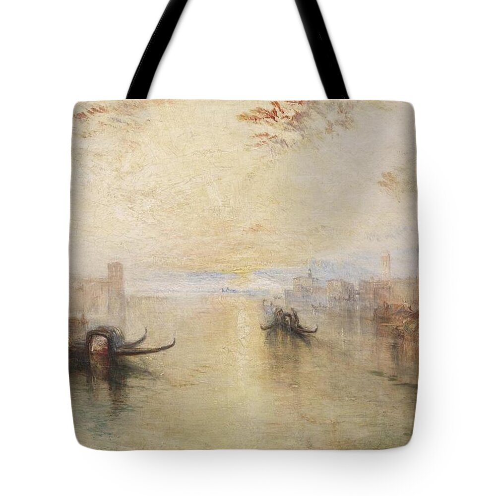 Joseph Mallord William Turner 1775�1851  St Benedetto Tote Bag featuring the painting Looking towards Fusina by Joseph Mallord