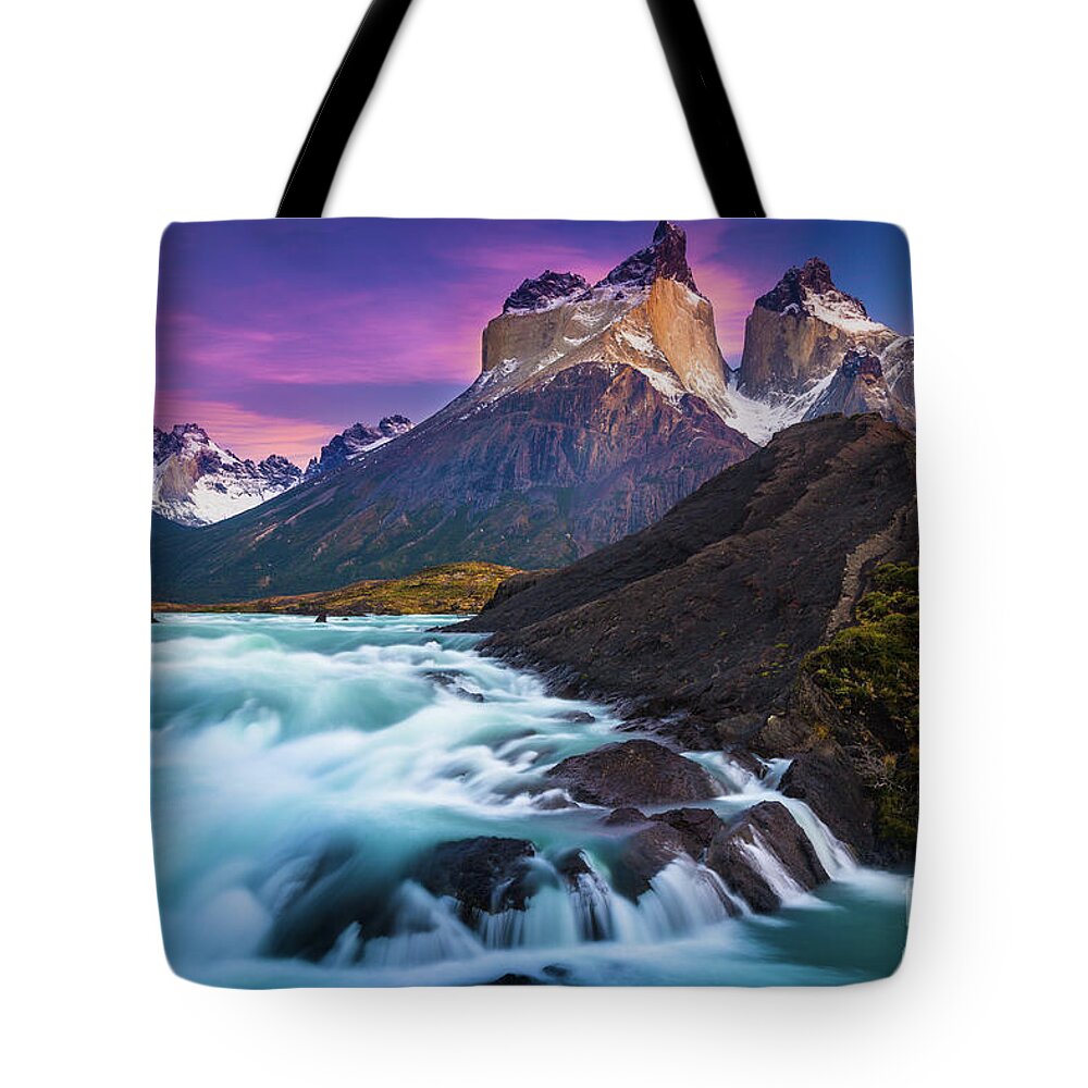 America Tote Bag featuring the photograph Los Cuernos Predawn by Inge Johnsson