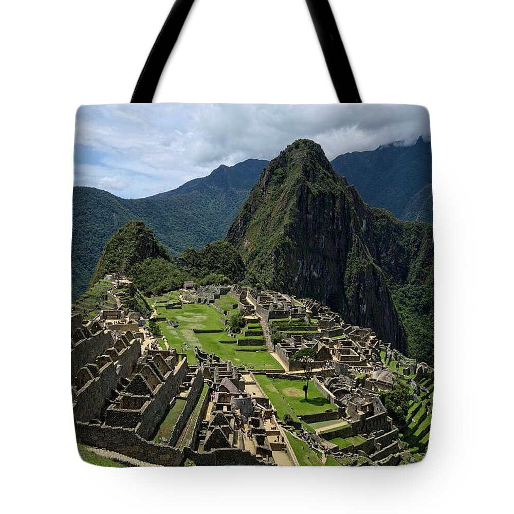Travel Tote Bag featuring the photograph Lost City of the Incas - Machu Picchu by Lucinda Walter