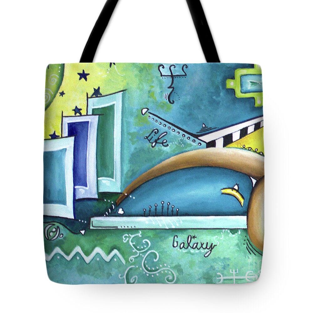 Love Tote Bag featuring the painting Love and Symbols Left by Shelly Tschupp
