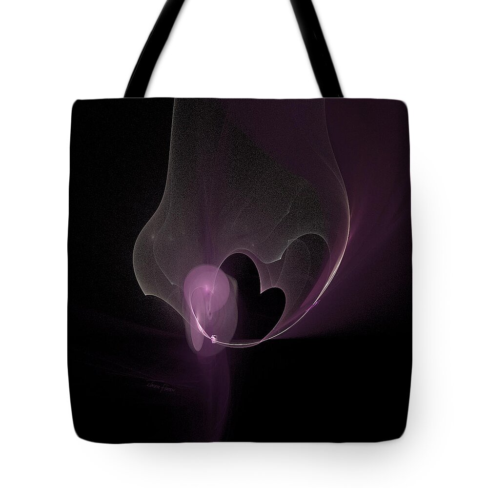 Fineartamerica.com Tote Bag featuring the painting Love Born by Jackie Flaten