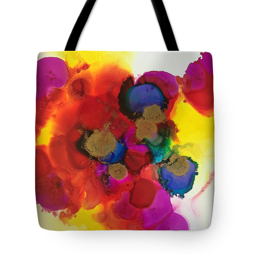  Tote Bag featuring the painting Love is Everywhere by Tara Moorman