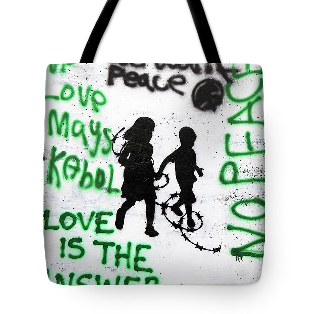 Love Tote Bag featuring the photograph Love Is The Answer by Munir Alawi