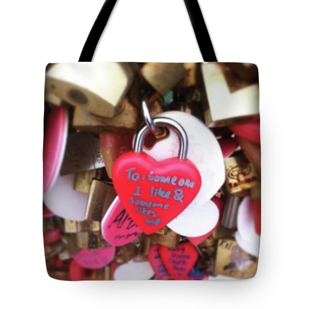 Love Lock - Penang Hill #walkingaround Tote Bag by Ciel Blu - Mobile Prints