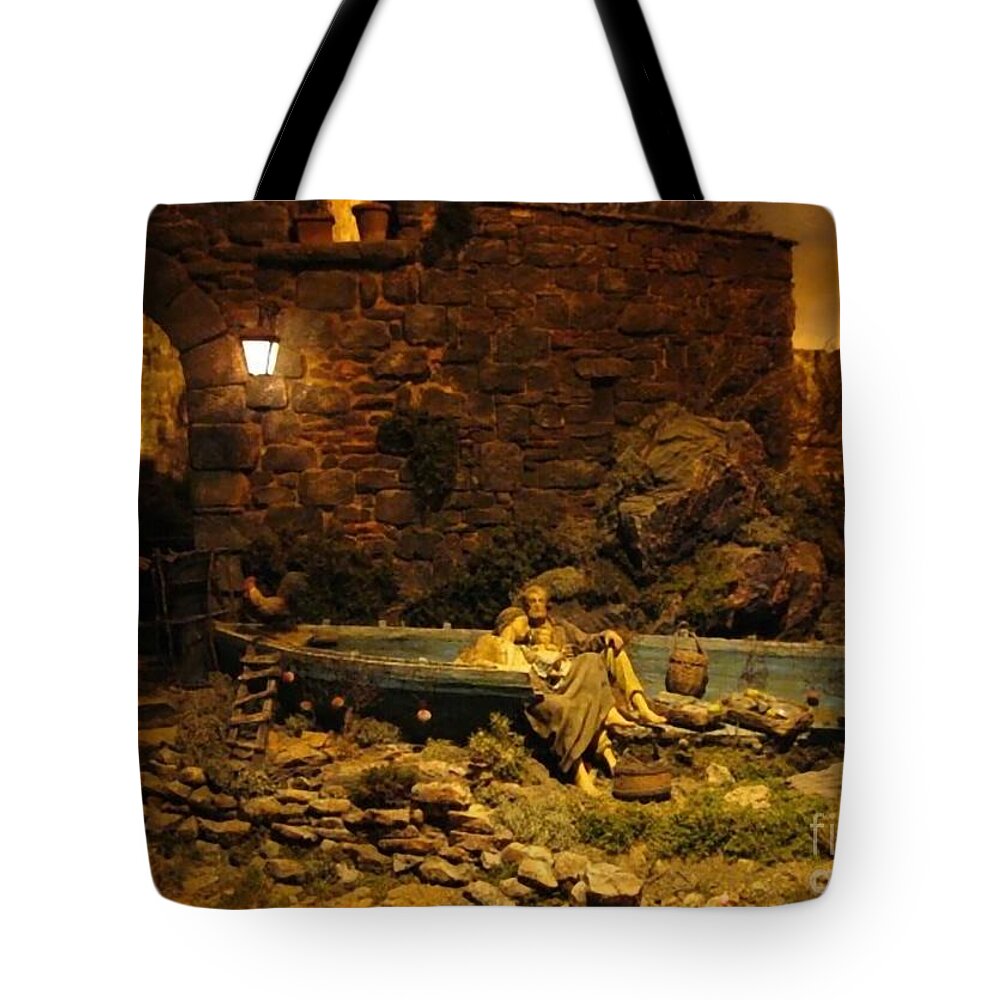 Street Tote Bag featuring the painting Love by Archangelus Gallery