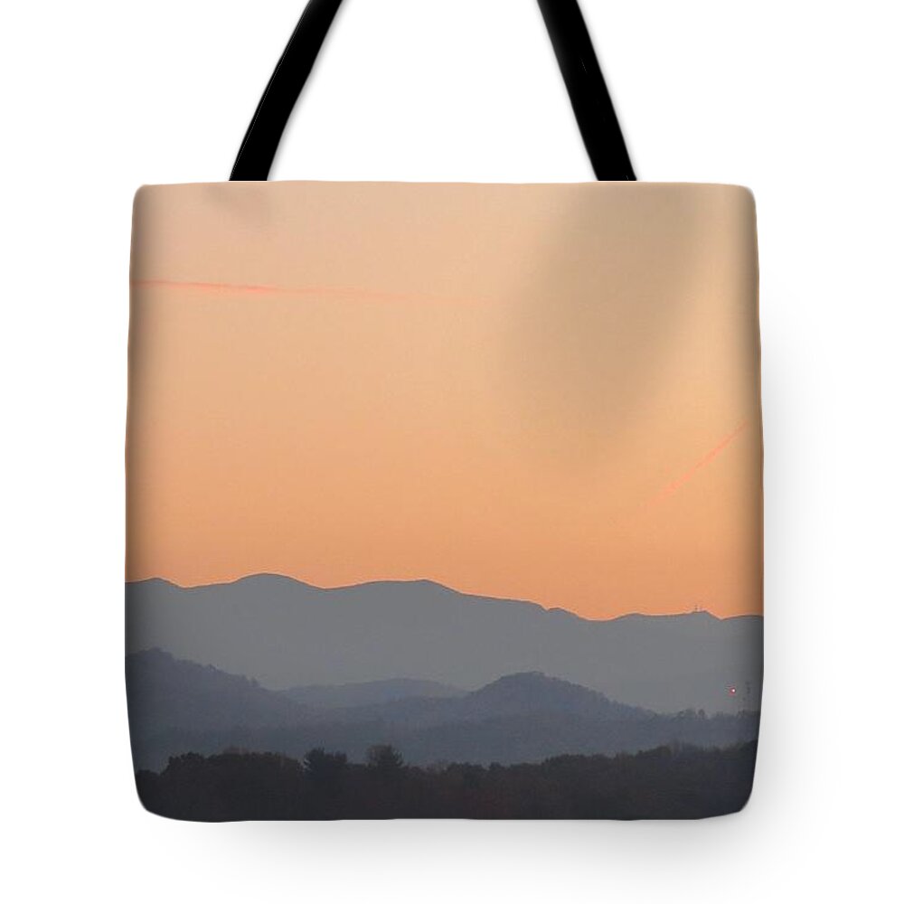 Landscape Tote Bag featuring the photograph Love this View by Anita Adams