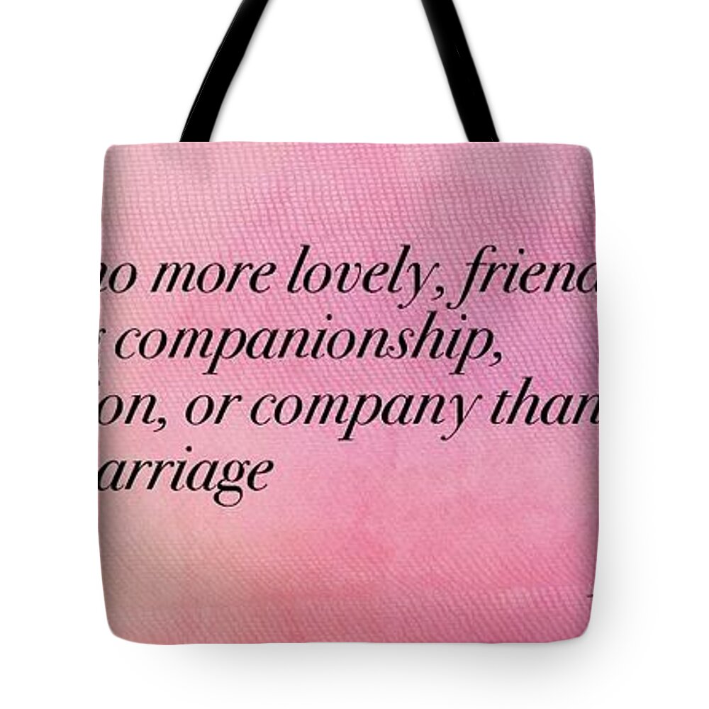  Tote Bag featuring the photograph LoveQuote303 by David Norman