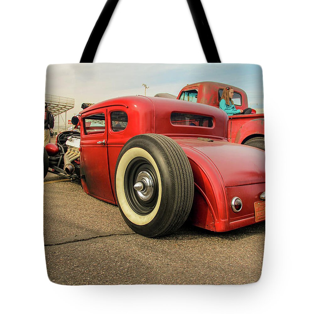 Ratrod Tote Bag featuring the photograph Low Ratrod2 by Darrell Foster