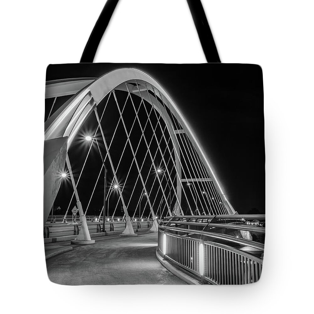 Lowry Avenue Bridge Tote Bag featuring the photograph Lowry Avenue Bridge by Iryna Liveoak