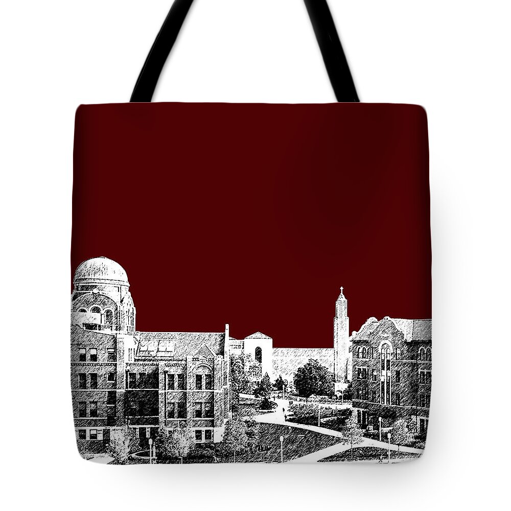  Tote Bag featuring the digital art Loyola University Version 4 by DB Artist