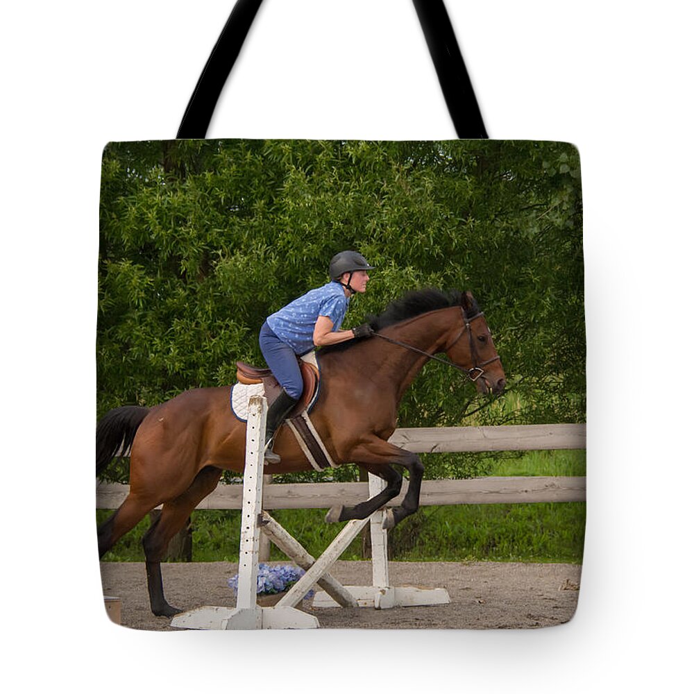 Guy Whiteley Photography Tote Bag featuring the photograph Lucinda and King 8978 by Guy Whiteley