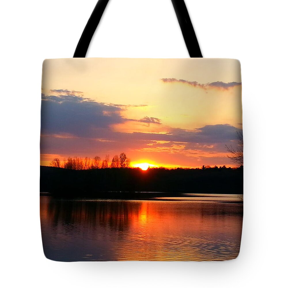 Sunset Tote Bag featuring the photograph Lullaby by Dani McEvoy