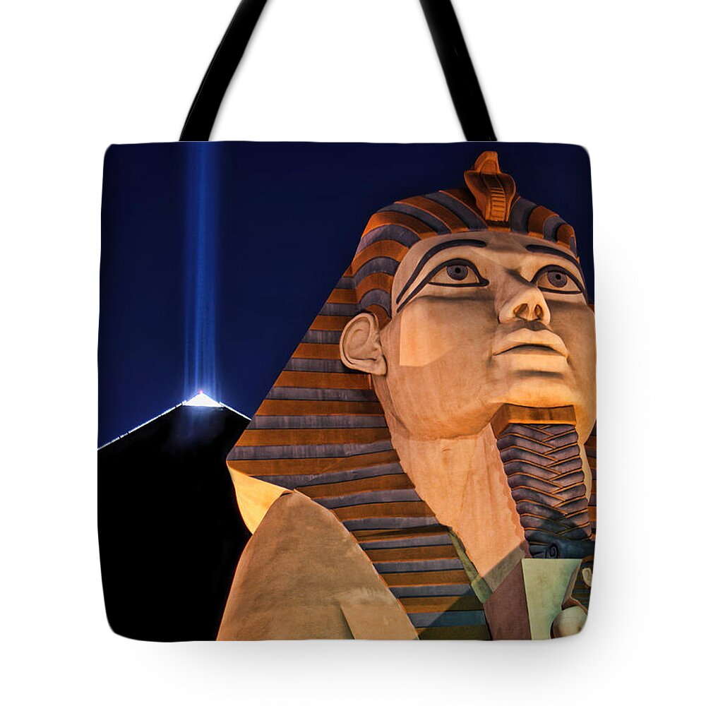 Luxor Tote Bag featuring the photograph Luxor by Tammy Espino