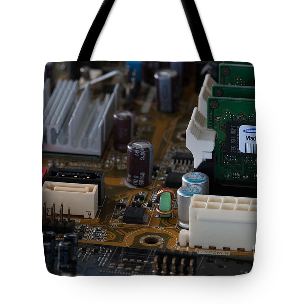 Heat Sink Tote Bag featuring the photograph Made in China by Dale Powell