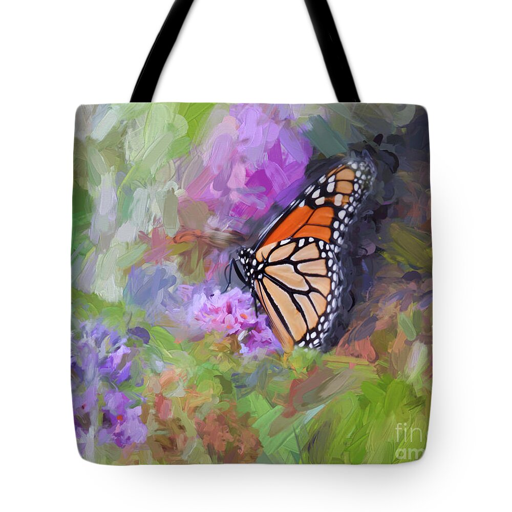 Monarch Tote Bag featuring the photograph Magical Monarch Butterfly by Kerri Farley