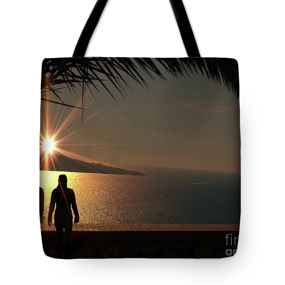 Bay Tote Bag featuring the photograph Magnificent Bay Of Naples by Al Bourassa