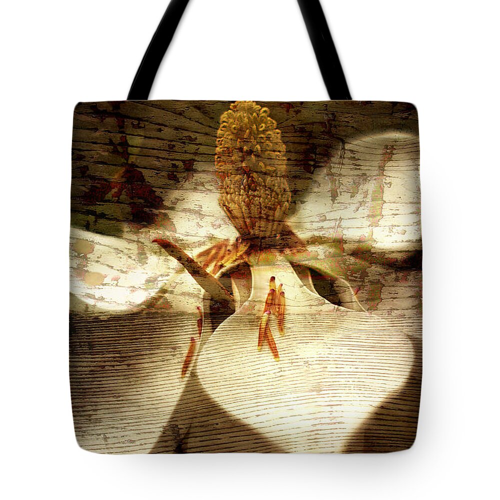 Magnolia Tote Bag featuring the photograph Magnolia Bliss by Suzanne Powers