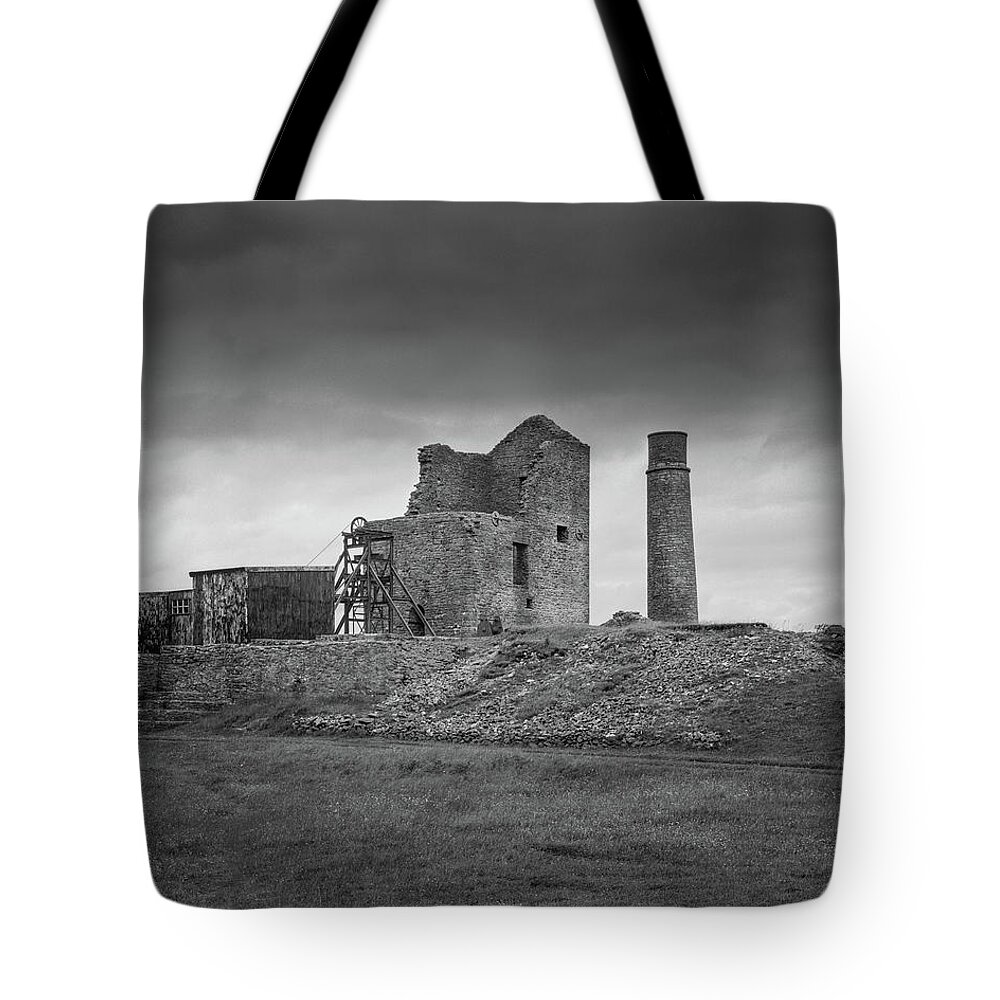 Magpie Mine Tote Bag featuring the photograph Magpie Mine Derbyshire by Ian Barber