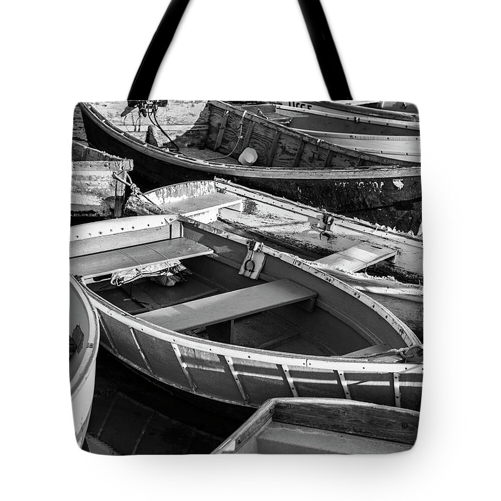 Maine Tote Bag featuring the photograph Maine Boats by Ranjay Mitra
