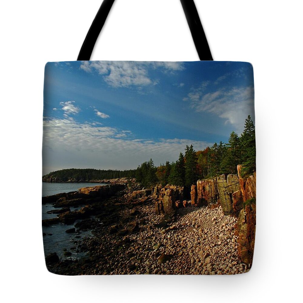 Acadia National Park Tote Bag featuring the photograph Maine Rocky Coast by Juergen Roth