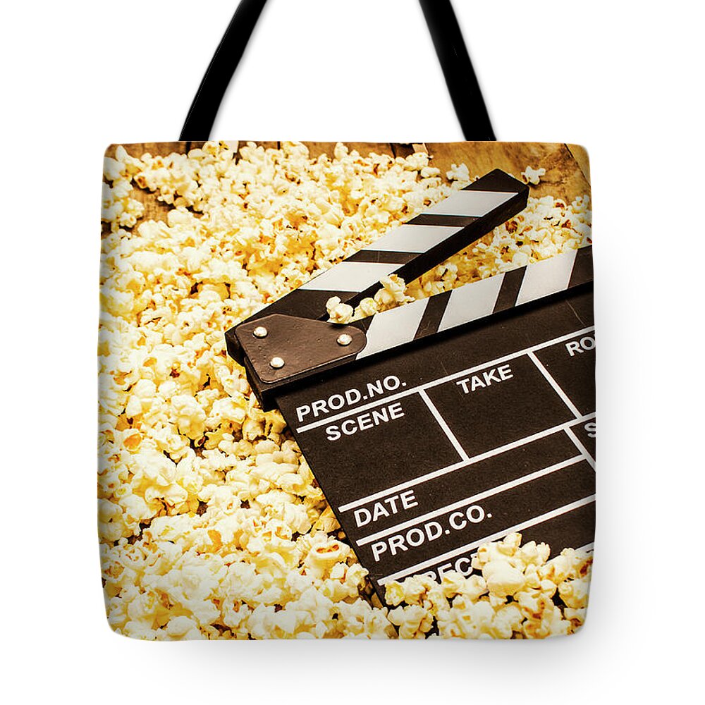 Motion Tote Bag featuring the photograph Making a blockbuster by Jorgo Photography