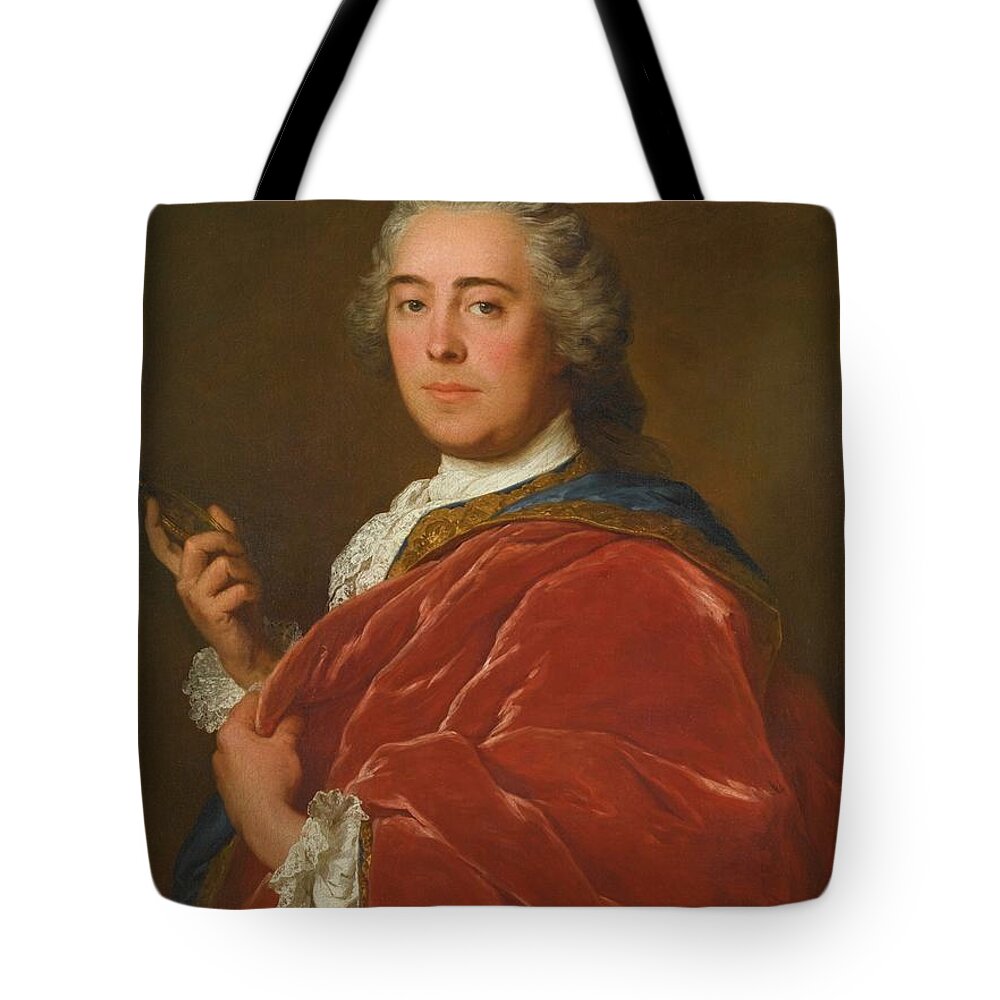 Nattier Tote Bag featuring the painting Male by MotionAge Designs