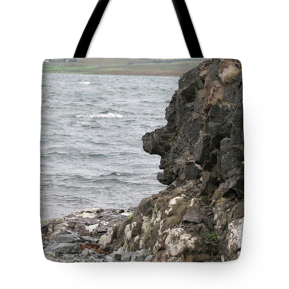 Scotland Tote Bag featuring the photograph Man of the Stone by Azthet Photography