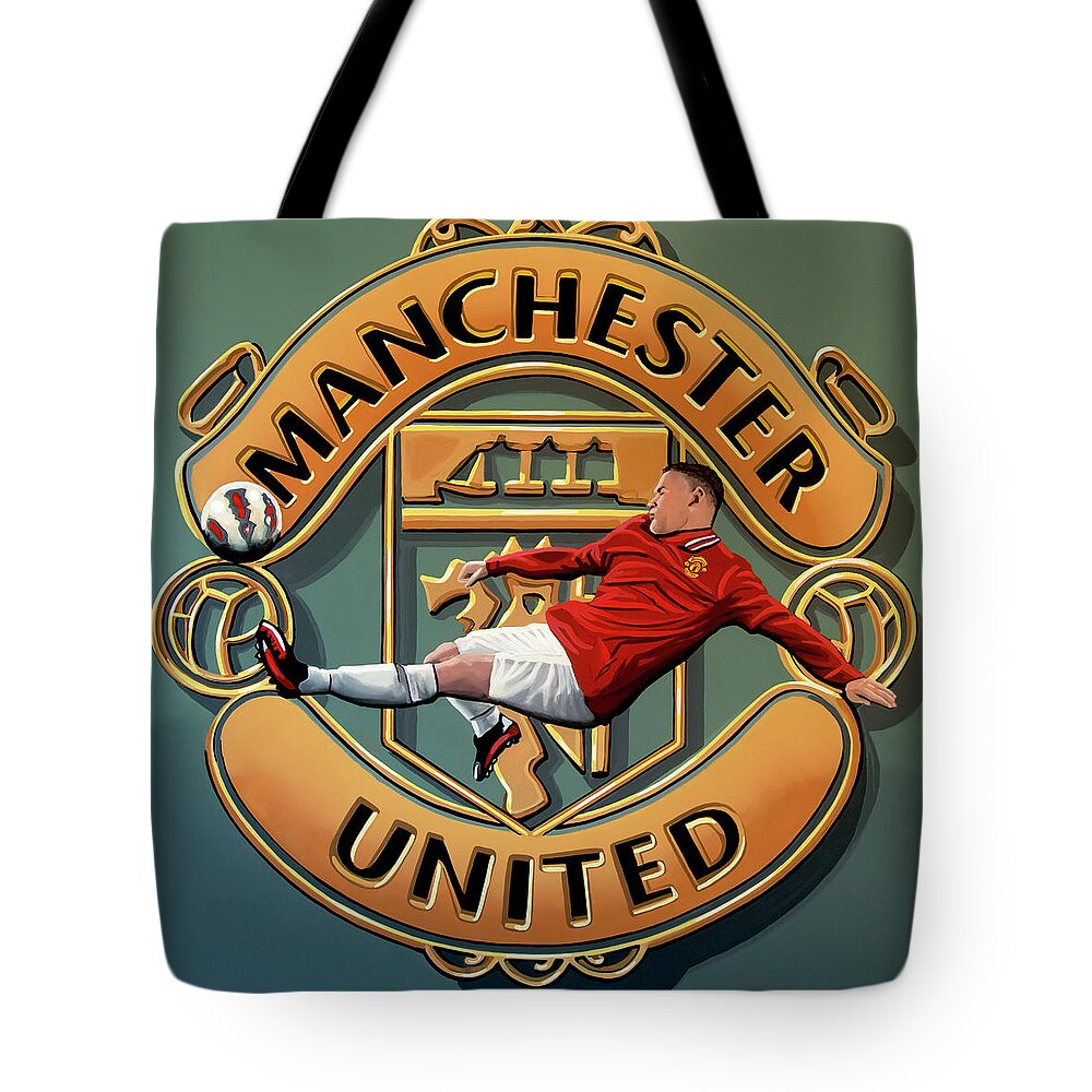 Wayne Rooney Tote Bags