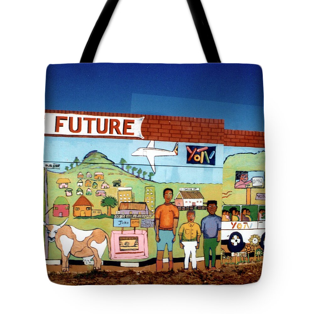 South Africa Tote Bag featuring the photograph Mandela's Promise by Kerry Obrist