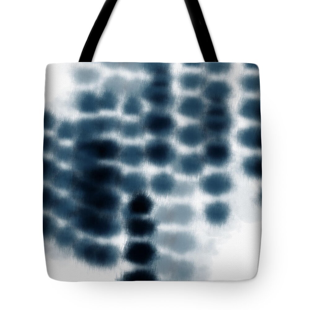 Abstract Tote Bag featuring the mixed media Mantra 29- Art by Linda Woods by Linda Woods