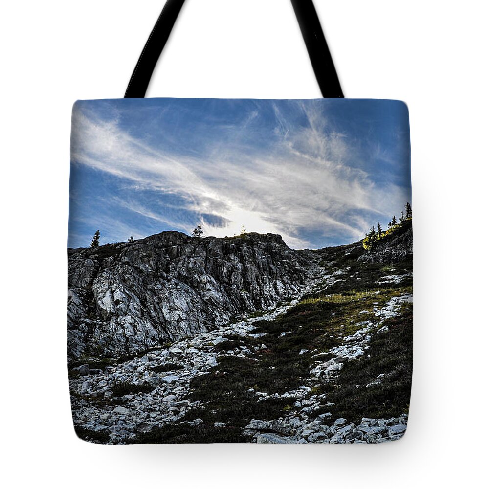 Footpath Tote Bag featuring the photograph Maple Pass Loop Rocks by Pelo Blanco Photo
