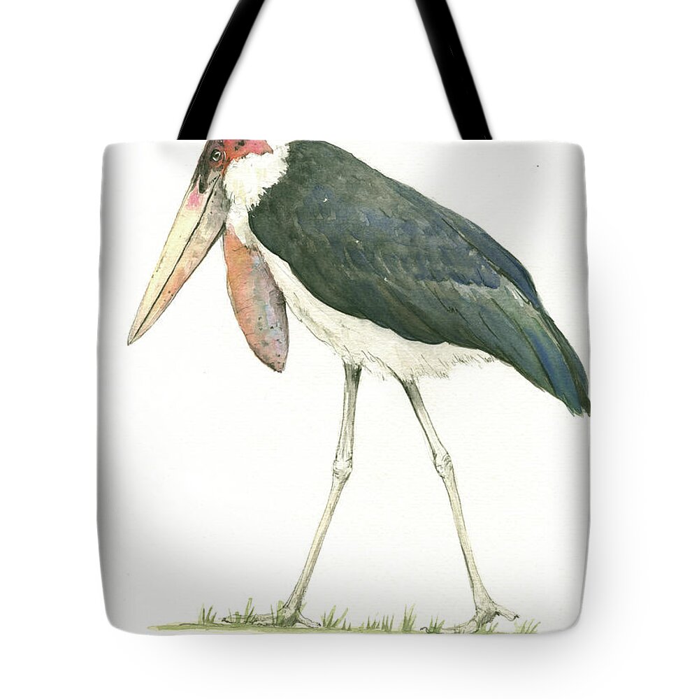 Marabou Stork Tote Bags