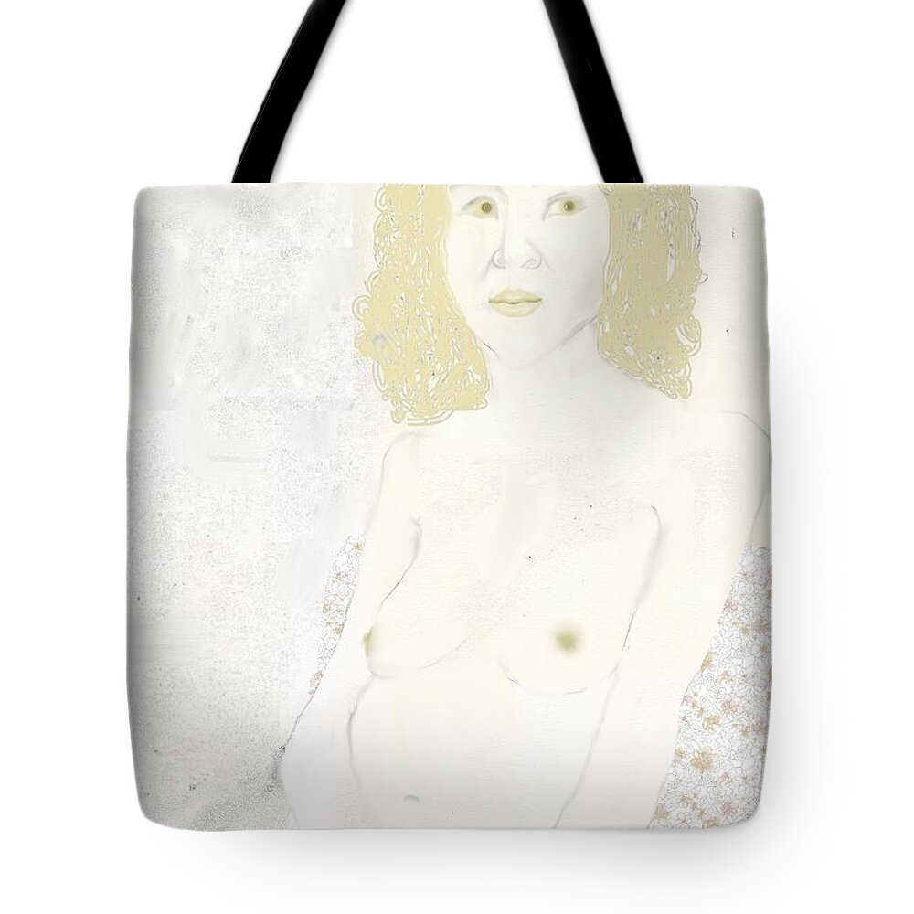 Female Tote Bag featuring the digital art March 25 by Kerry Beverly