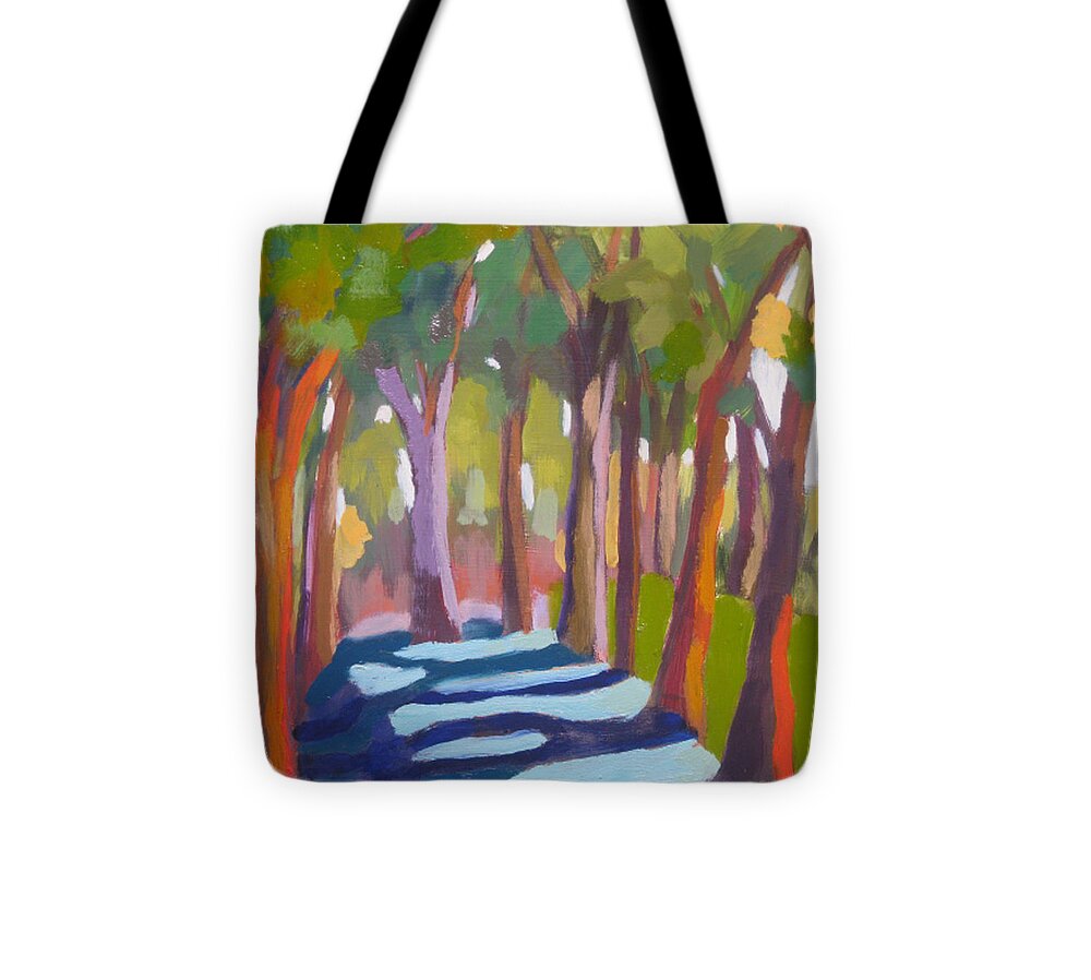 Fauvism Tote Bag featuring the pastel Margarita Lane I by Constance Gehring
