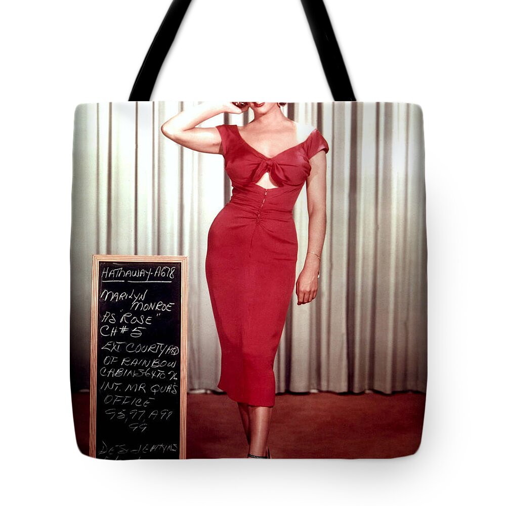 Marilyn Monroe in Gentlemen Prefer Blondes Tote Bag by Georgia Fowler -  Fine Art America