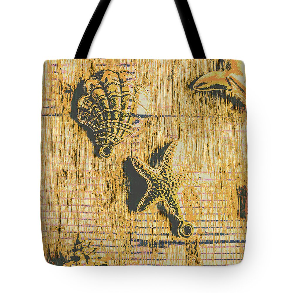 Sea Tote Bag featuring the photograph Maritime sea scroll by Jorgo Photography