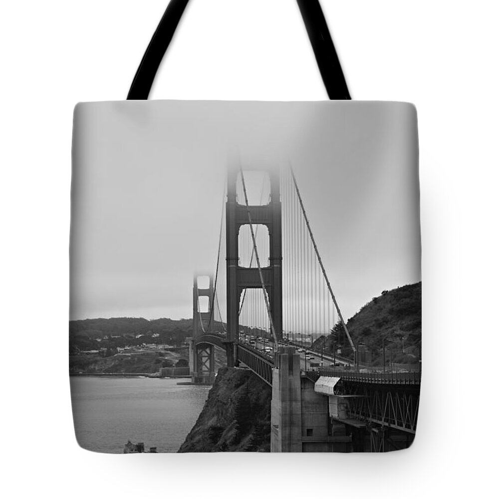 Golden Gate Bridge Tote Bag featuring the photograph Mark Twain by Carolyn Mickulas