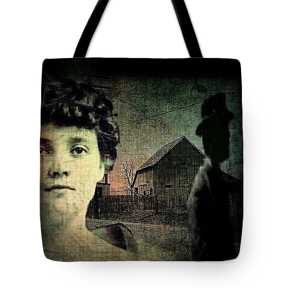 Man And Woman Tote Bag featuring the digital art Marriage by Delight Worthyn