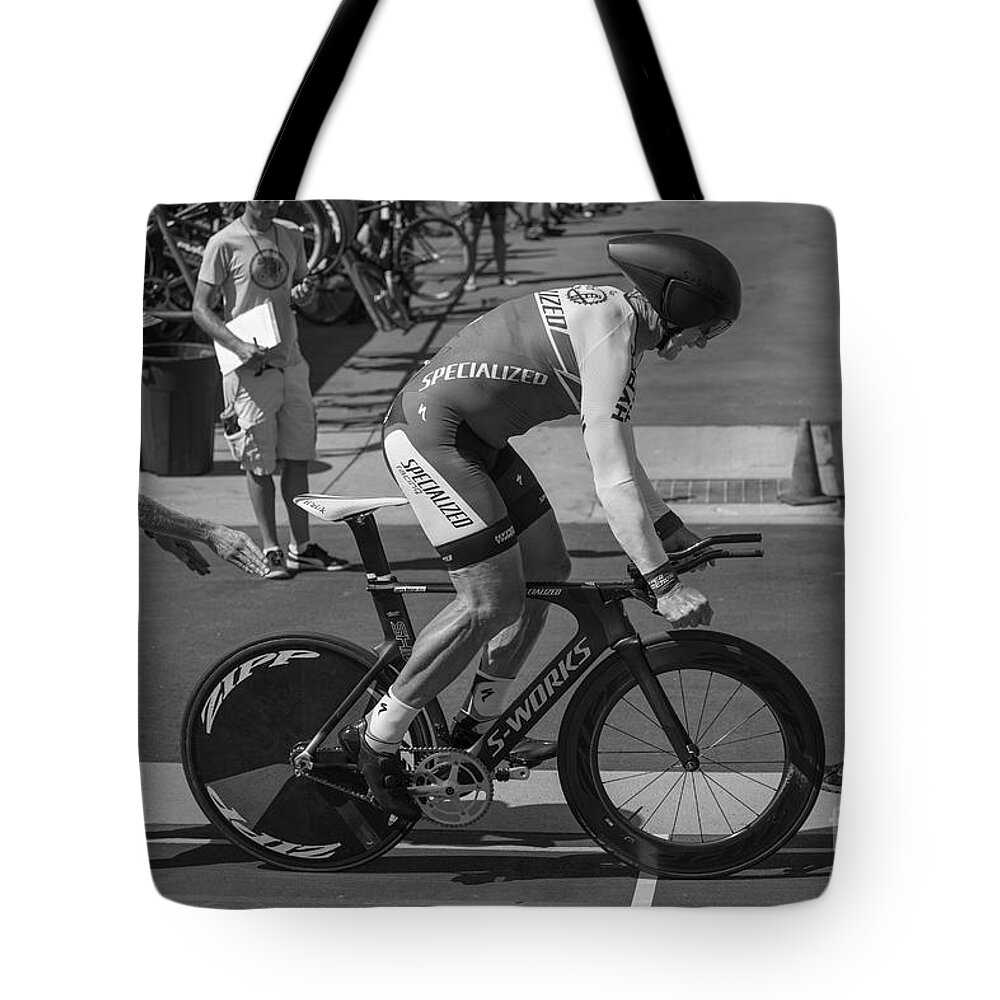 Individual Tote Bag featuring the photograph Masters Pursuit by Dusty Wynne
