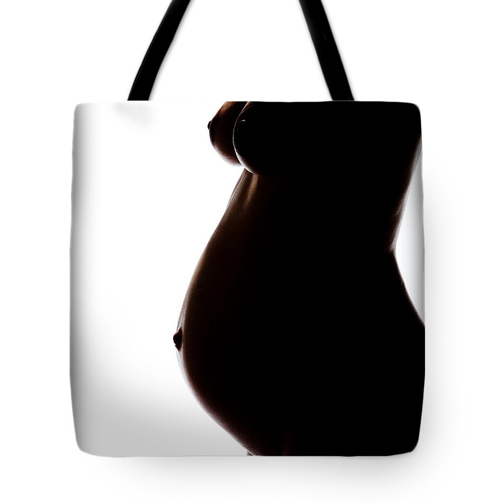 Maternity Tote Bag featuring the photograph Maternity 259 by Michael Fryd
