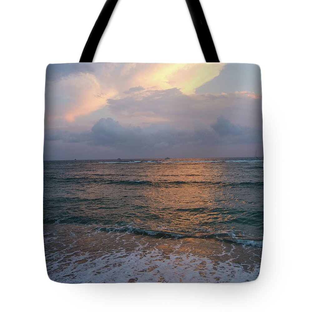 Maui Tote Bag featuring the photograph Maui Sunset by Mark Miller