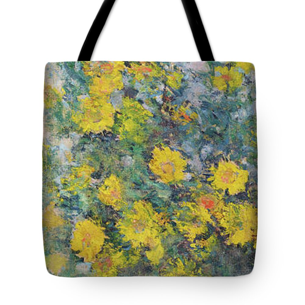 Monet Tote Bag featuring the painting Mauves by Claude Monet