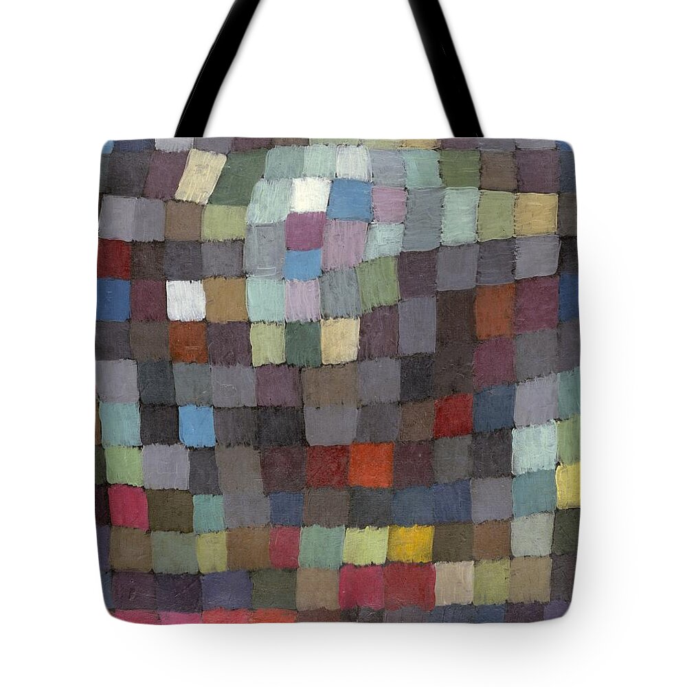 Paul Klee Tote Bag featuring the painting May Picture by Paul Klee