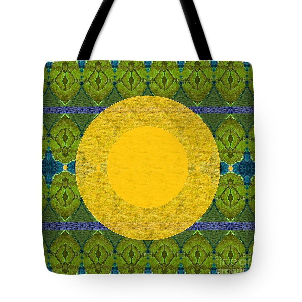 The Sun Tote Bag featuring the digital art May Tomorrow Be Better For All by Helena Tiainen