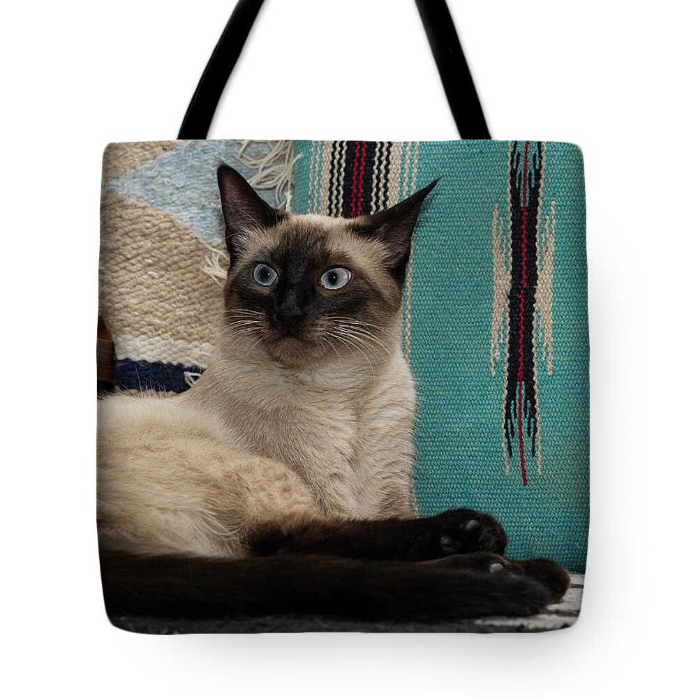 Me And My Chair Tote Bag featuring the photograph Me and My Chair by Karen Slagle
