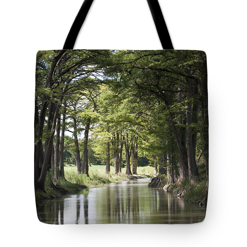River Tote Bag featuring the photograph Medina River by Brian Kinney