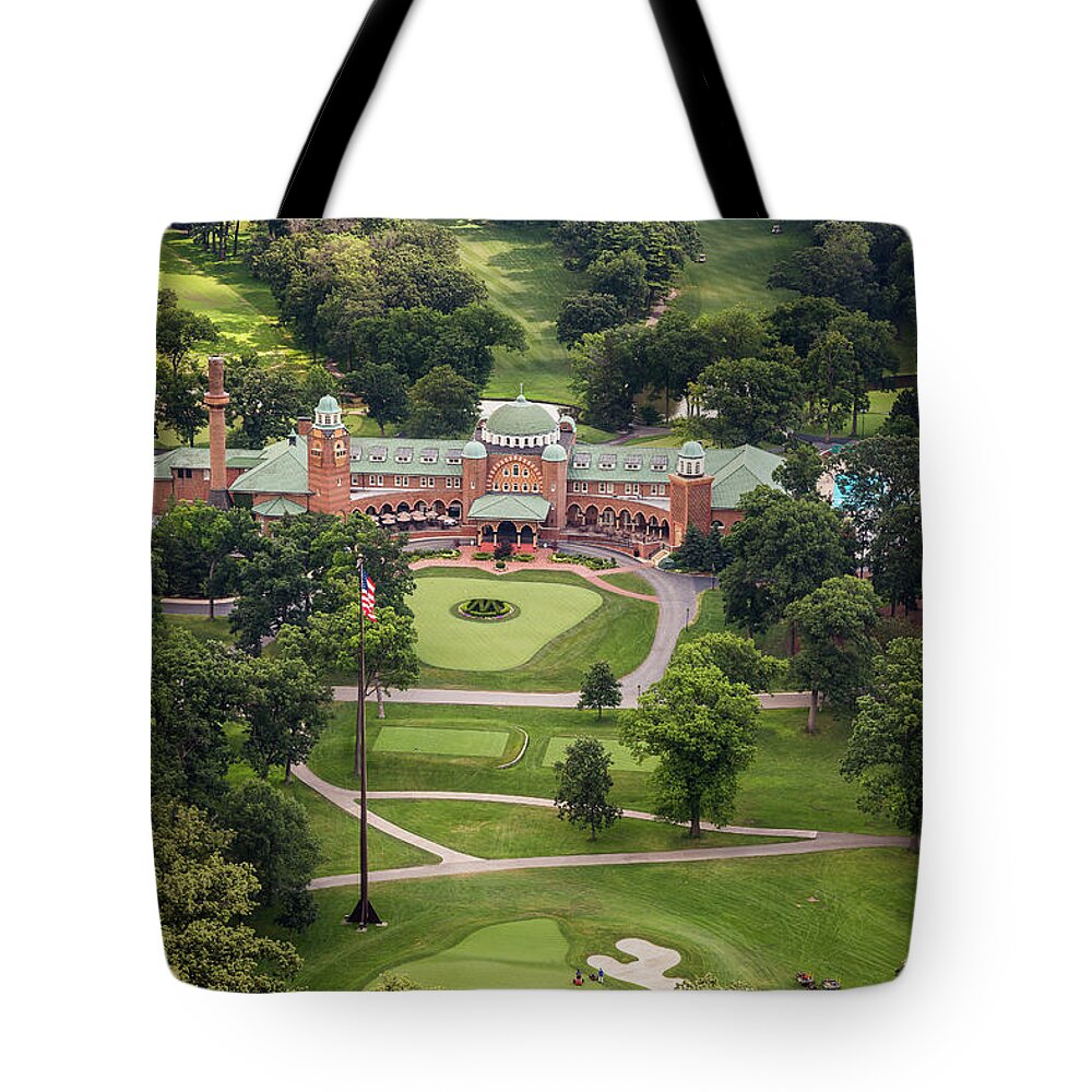 3scape Tote Bag featuring the photograph Medinah Country Club by Adam Romanowicz