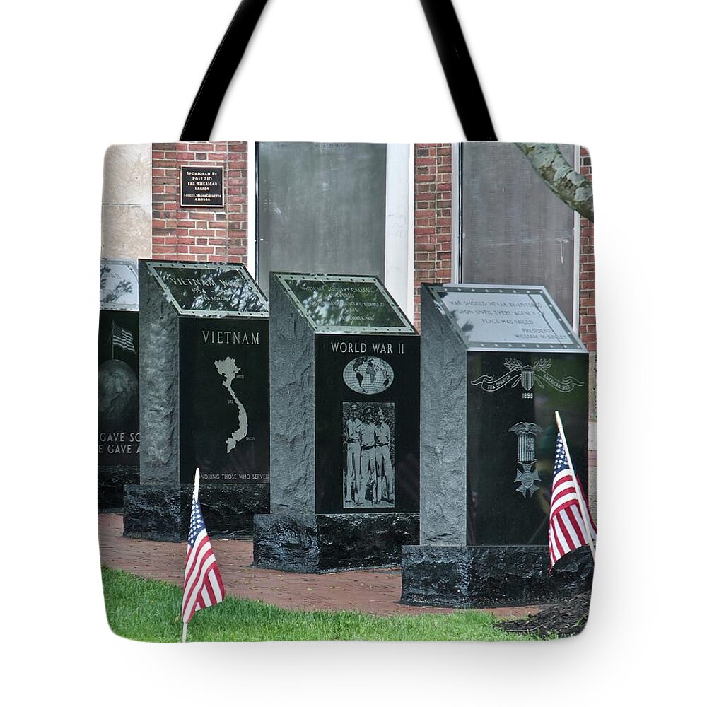 Heroes Tote Bag featuring the photograph Memorial Day One by Caroline Stella